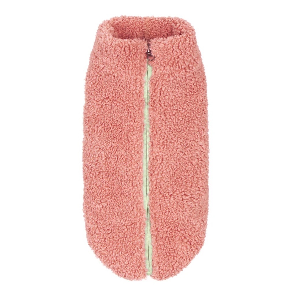 NWT - Gooby Sherpa Dog Vest - Mauve/Pink - Size Small